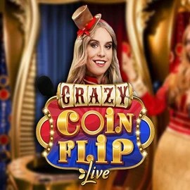 Official Live Casino logo: Crazy Coin Flip by Evolution at Realz Casino