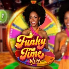 Official Live Casino logo: Funky Time by Evolution at Realz Casino