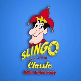 Slingo Classic 20th Anniversary slot logo by Slingo at Realz Casino