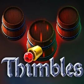 Thimbles slot logo by Evoplay at Realz Casino